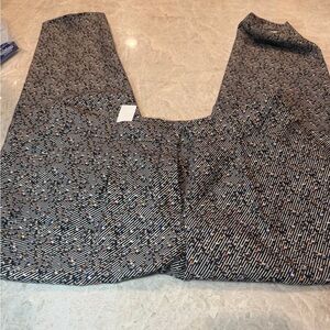 Akris Punto Stylish Black and White Patterned Pants